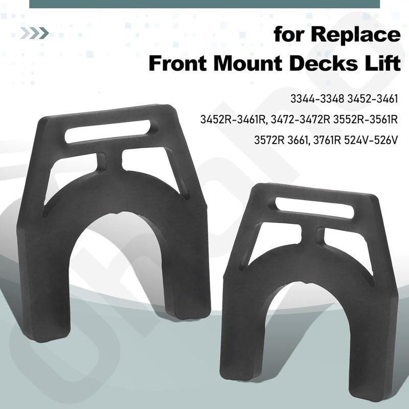 Ohoho (Pack of 10) 423697 Mower Power Fold Spacer Compatible with Grasshopper Lawn Mower，Allows Height Adjustment in 1/2" Increments - Image 5